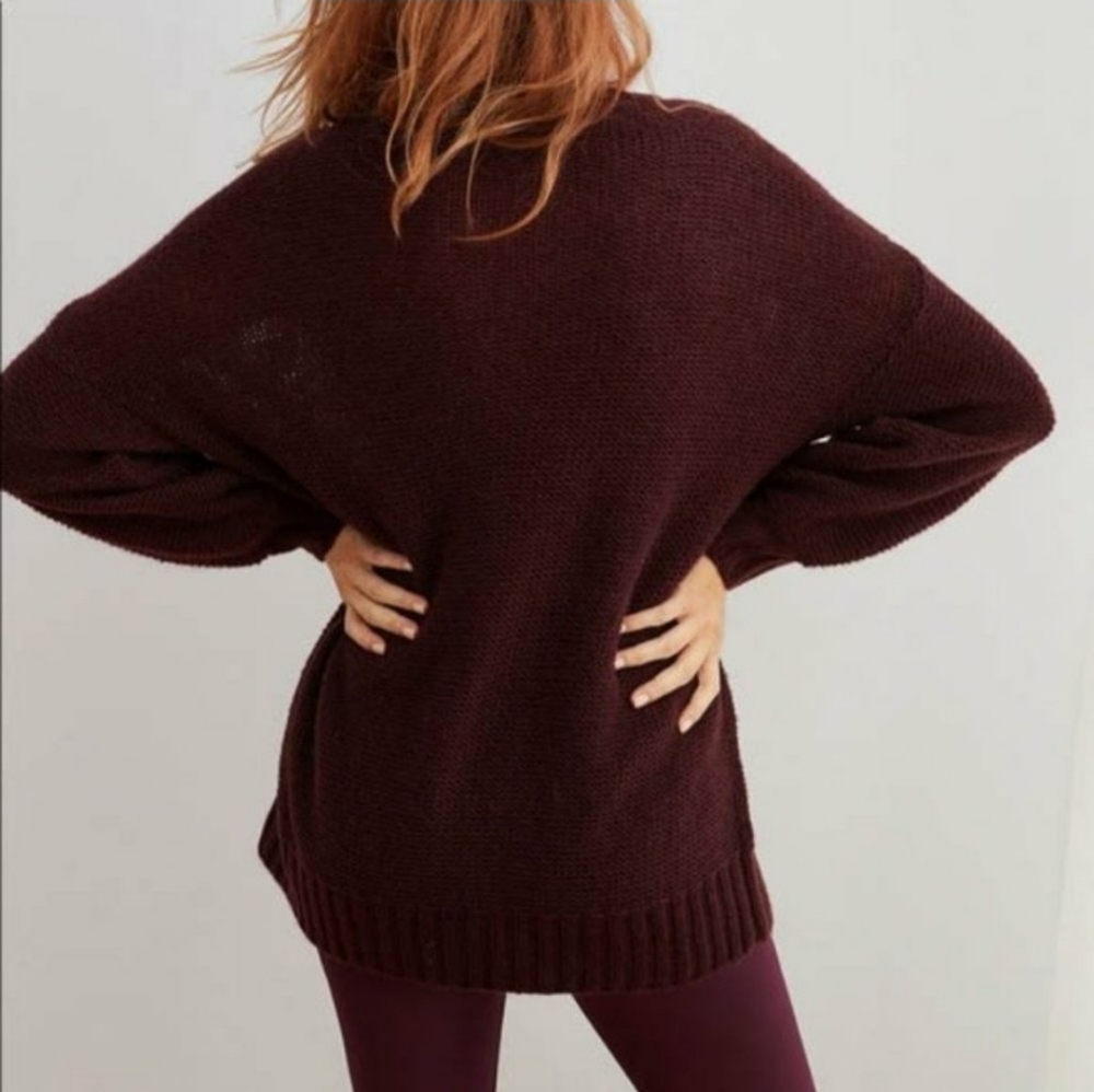 Aerie đ Wool Blend Oversized Happy Place Cable - Picture 8 of 8